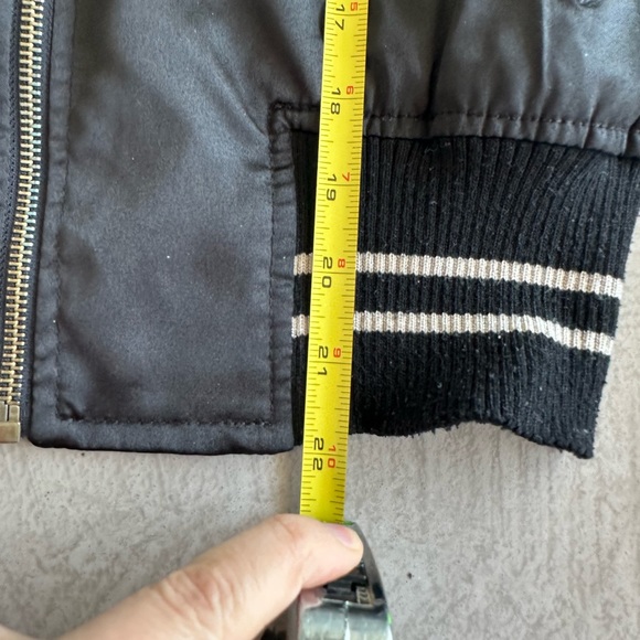 Dolce & Gabbana Vtg. Y2K black satin Bomber jacket embroidery Logo S - Picture 10 of 15